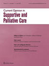 Current Opinion In Supportive And Palliative Care期刊封面